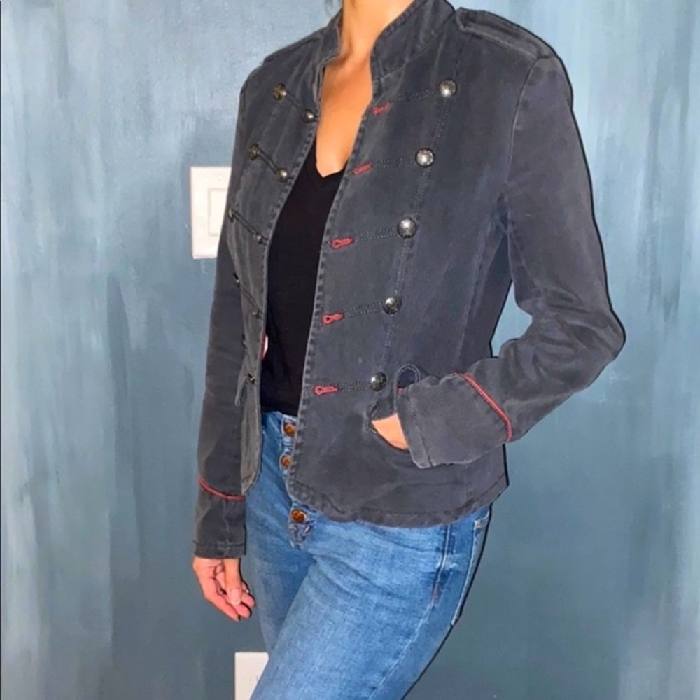 Mango Gray Jacket Size Small